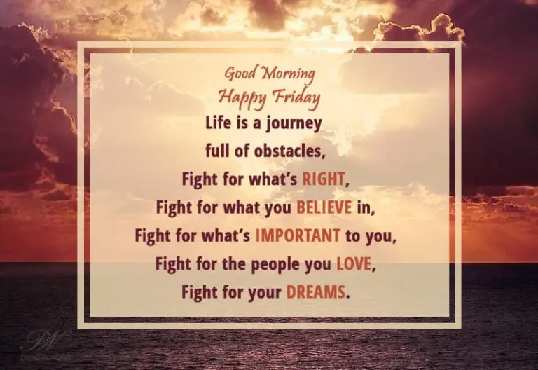 Friday Wish – Life is Journey.