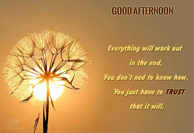 Good Afternoon Wishes