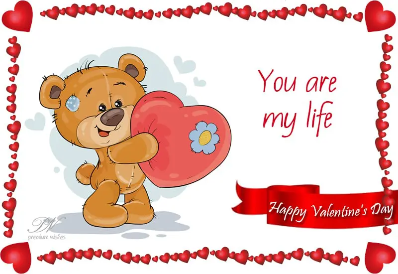 Eight Online Greetings Card For Valentines Week