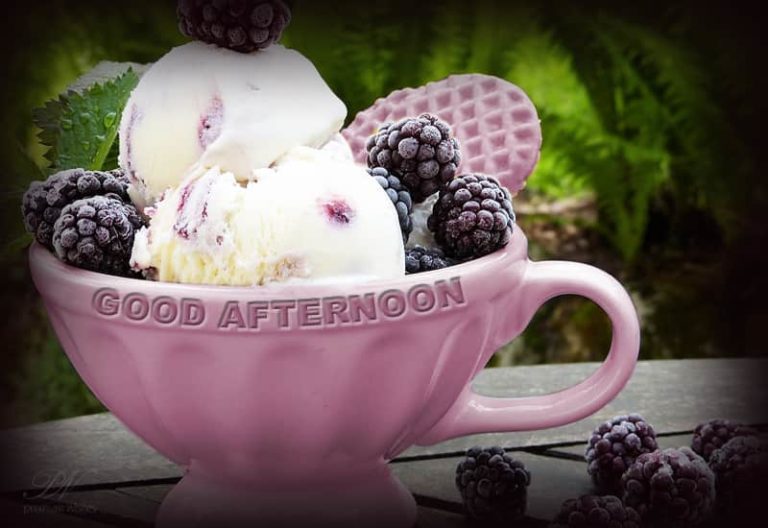 Good Afternoon – a cup of cool icecream for you Good Afternoon – a cup of cool icecream for you