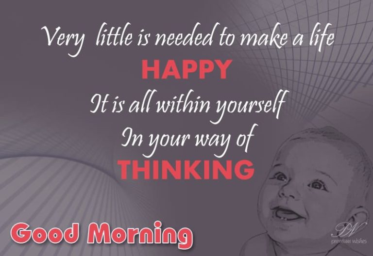 Good Morning – Make your life happy