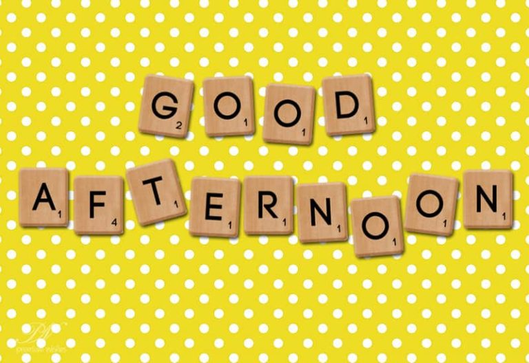 Good Afternoon Wishes