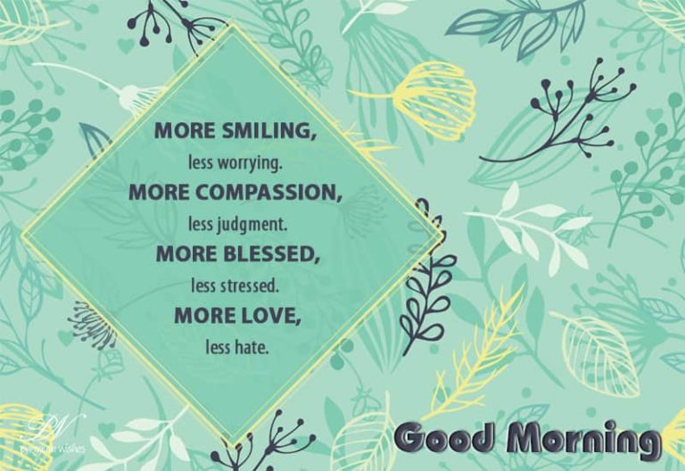 Good Morning Wishes