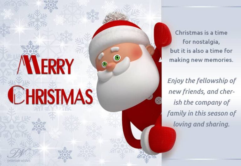 Christmas is the season of loving and sharing