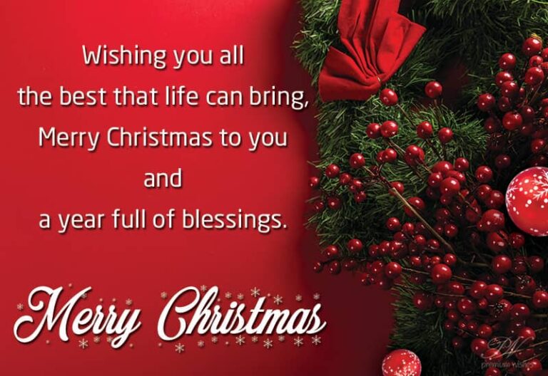 Merry Chirstmas Blessings