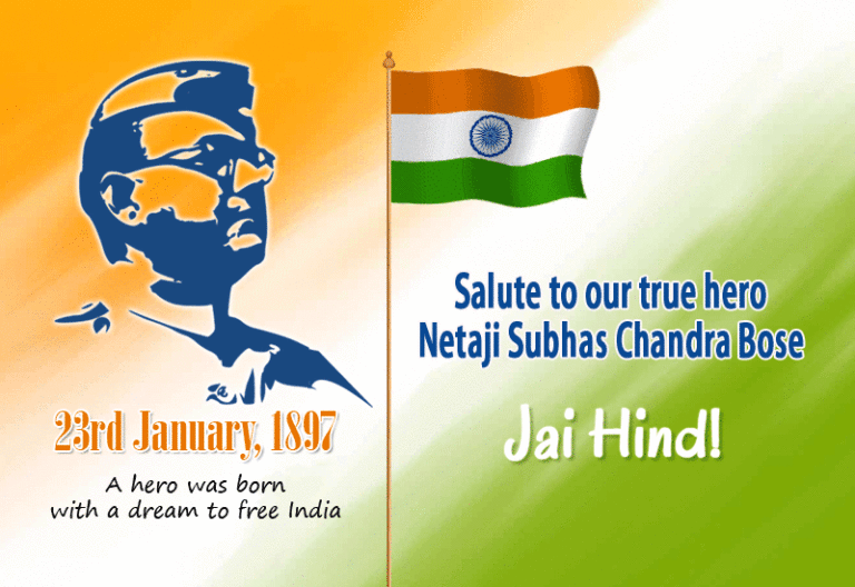 Salute To True Hero – Netaji Subash Chandra Bose