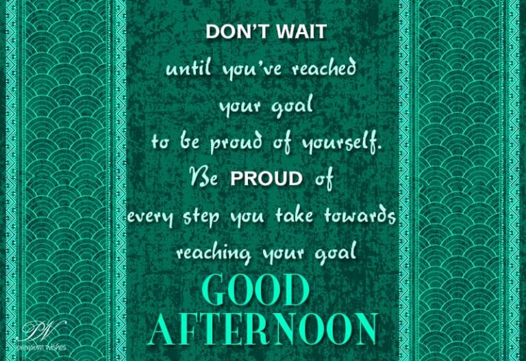 Good Afternoon Wishes
