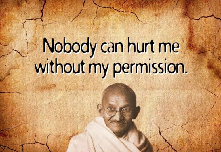 Inspirational Quotes On Strength By Mahatma Gandhi