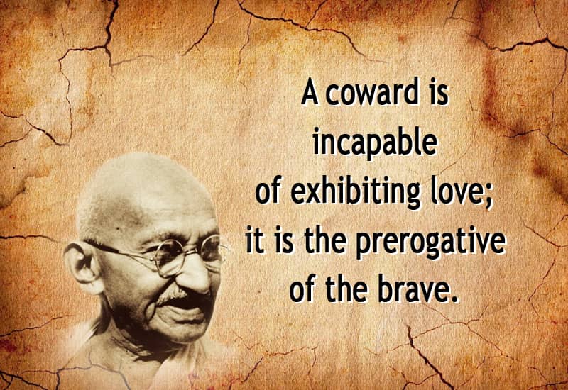 Inspirational Quotes On Strength By Mahatma Gandhi