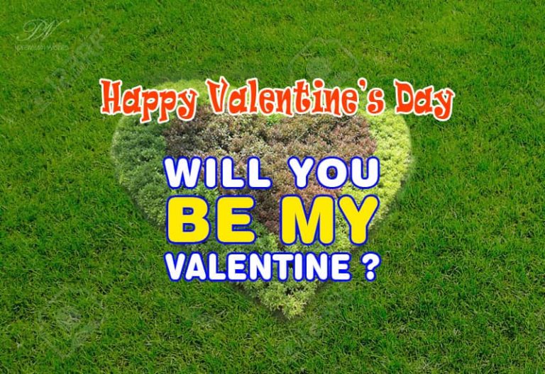 Will you be my valentine?