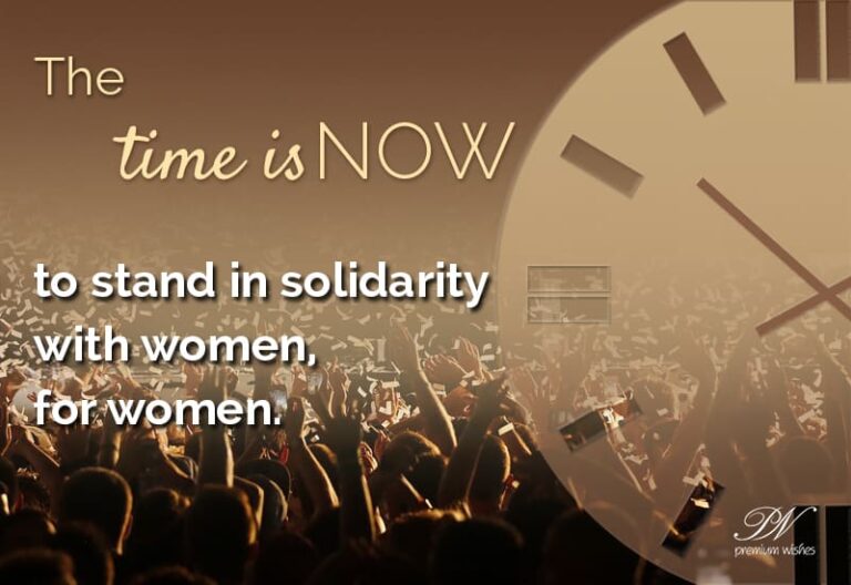 Happy Womens Day – Time Is Now