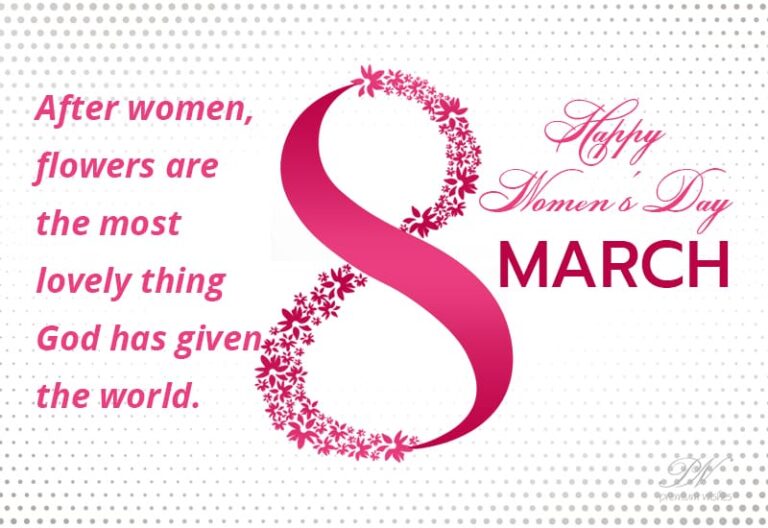 Happy Womens Day – Women and Flowers Happy Womens Day – Women and Flowers