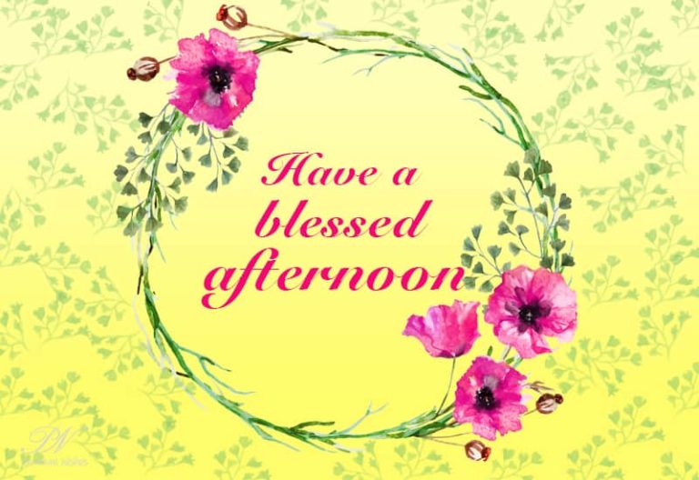 Good Afternoon Wishes