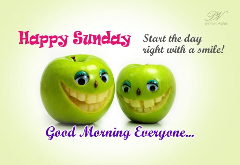 Good Morning Everyone