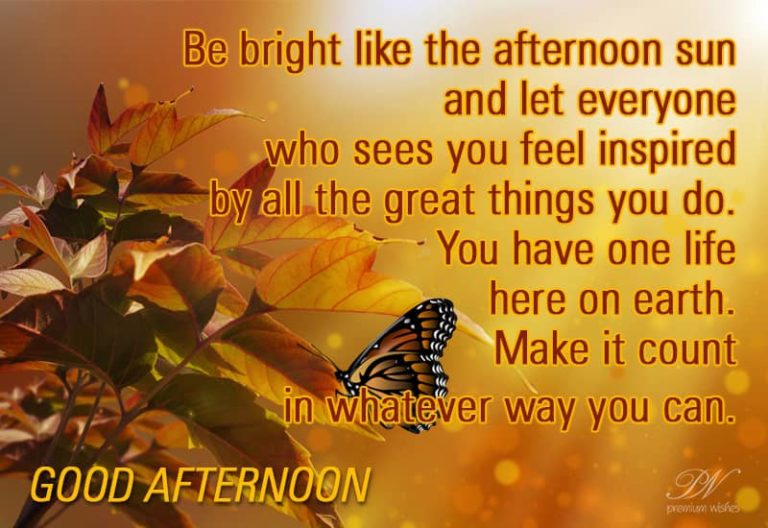 Good Afternoon Wishes