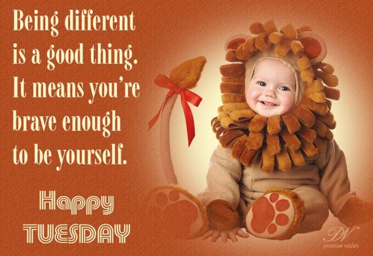 Good Morning Tuesday – Being different is a good thing Good Morning Tuesday – Being different is a good thing
