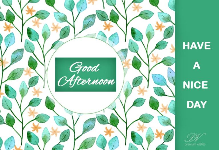 Good Afternoon Wishes