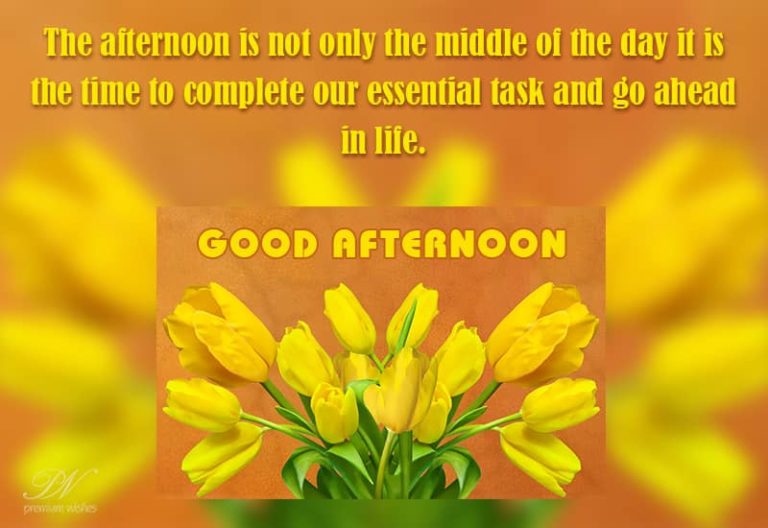 Good Afternoon Wishes