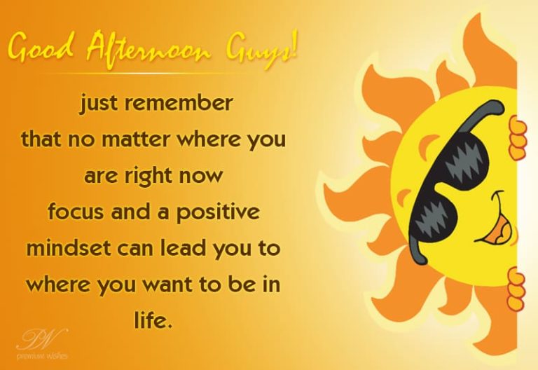 Good Afternoon Wishes