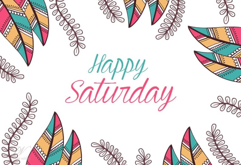 Good Morning Happy Saturday