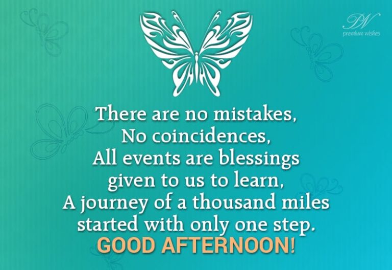 Good Afternoon Wishes