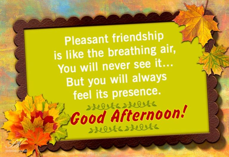 Good Afternoon Wishes