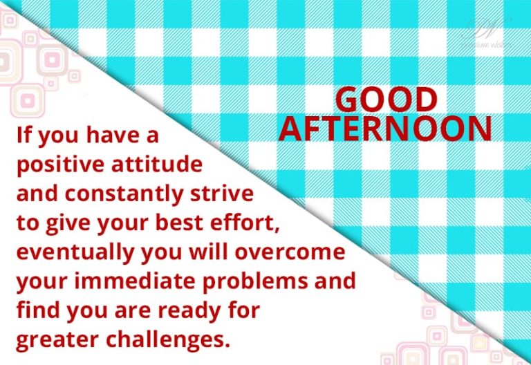 Good Afternoon Wishes