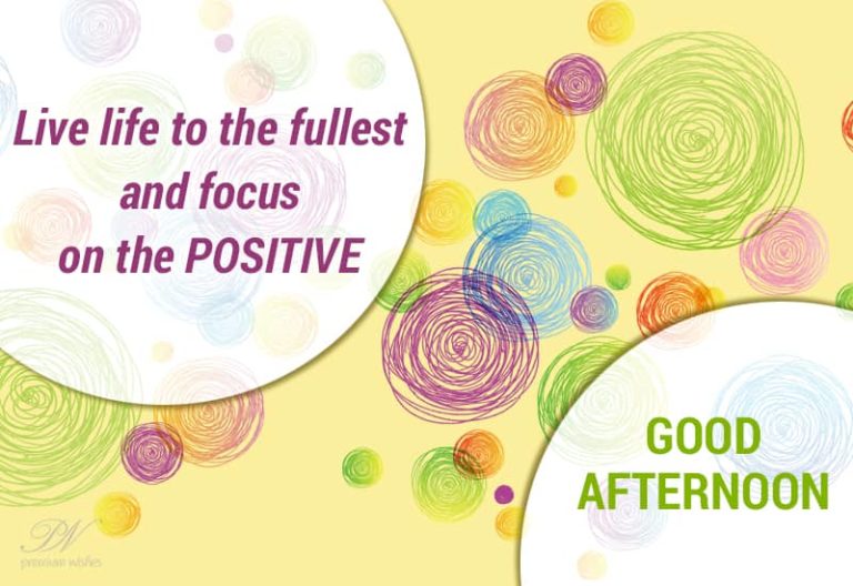 Good Afternoon Wishes