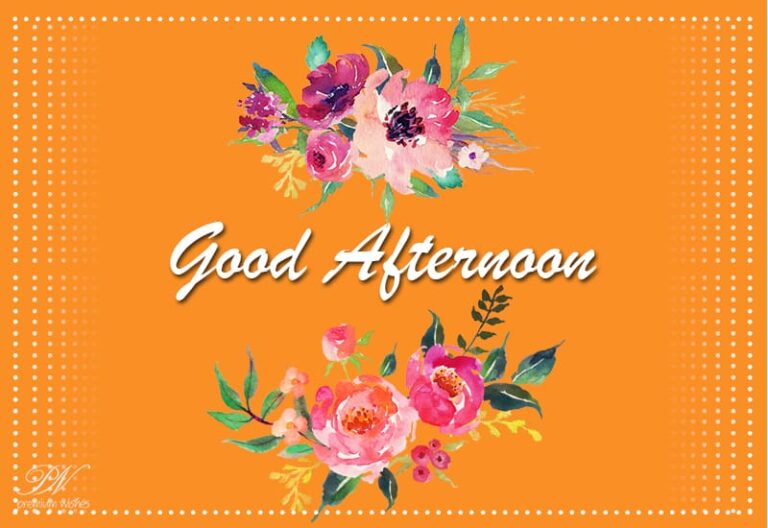Good Afternoon Wishes