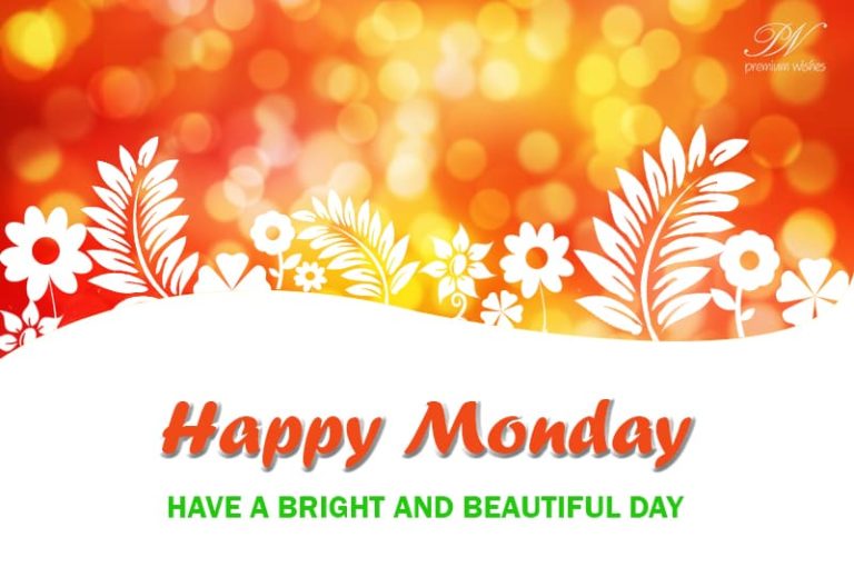 Have a bright and beautiful Monday