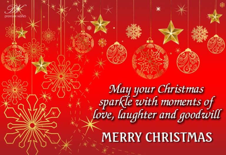 Love, laughter and goodwill – Happy Christmas