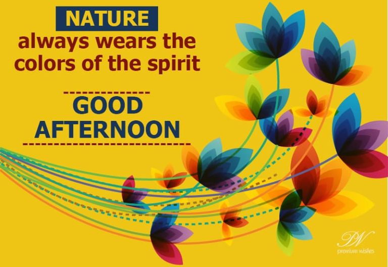 Good Afternoon Wishes