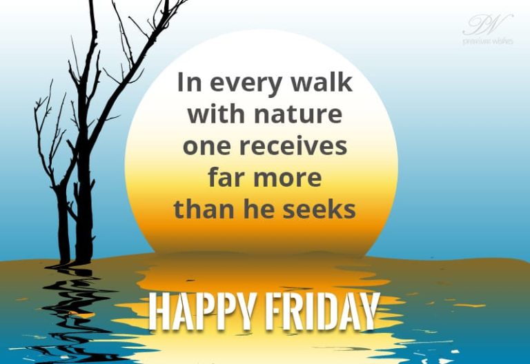 Happy Friday – Nature gives more than you expect