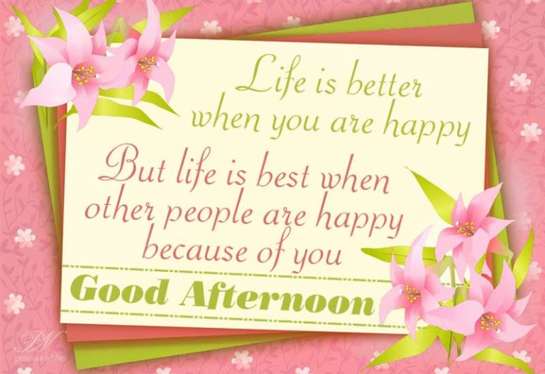 Good Afternoon Wishes
