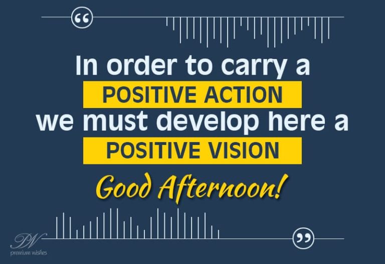 Good Afternoon Wishes