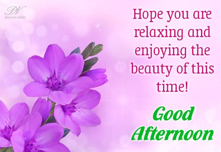 Good Afternoon Wishes