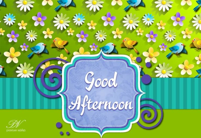 Good Afternoon Wishes