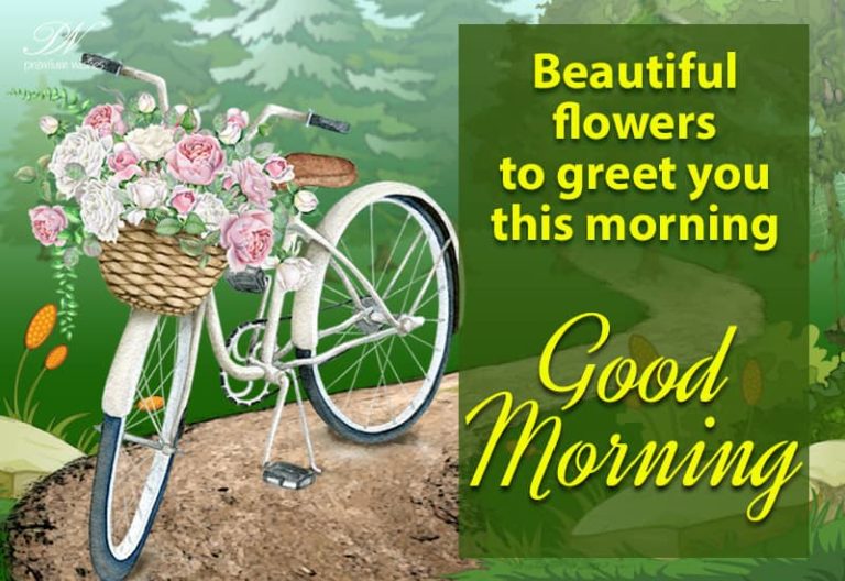 Good Morning – Beautiful flowers for you