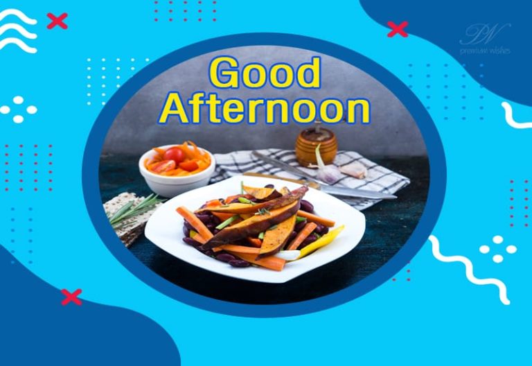 Good Afternoon – Did you have your lunch?