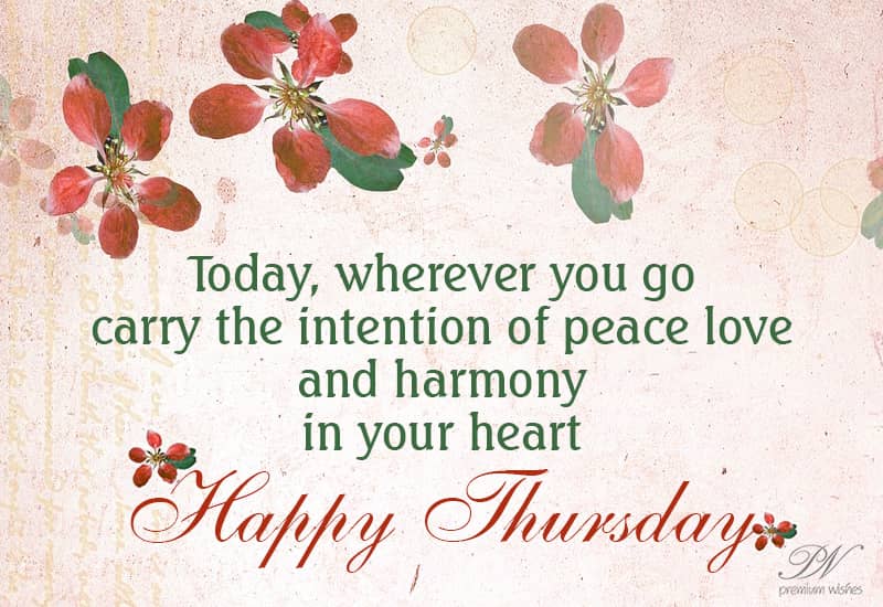Happy Thursday Morning: Greetings and Blessings Good Morning, Happy Thursday!