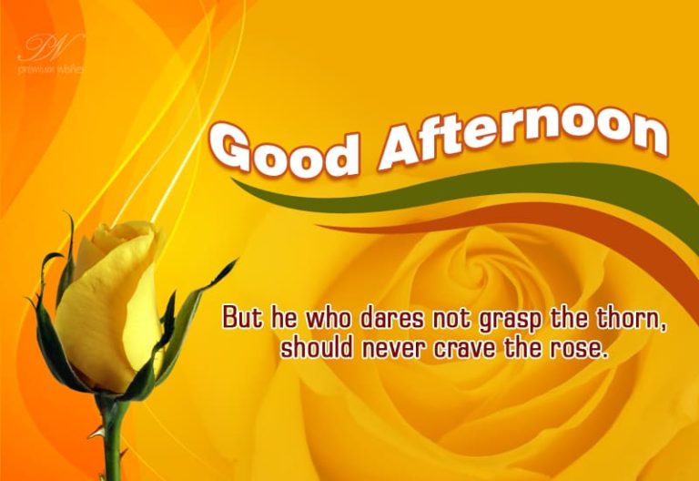 Good Afternoon Wishes