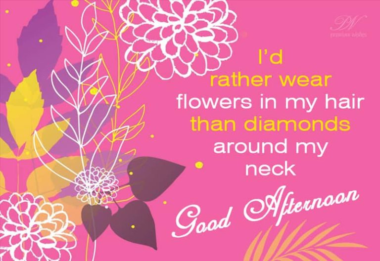 Good Afternoon Wishes