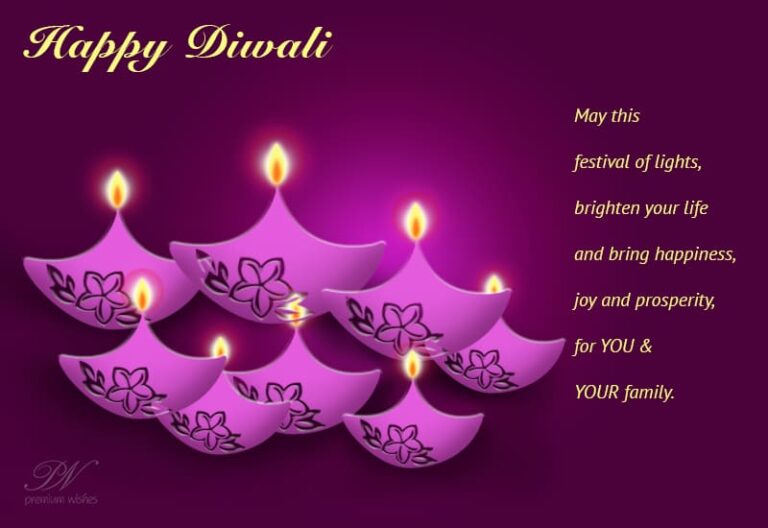 Happiness, Joy and Prosperity – Happy Diwali