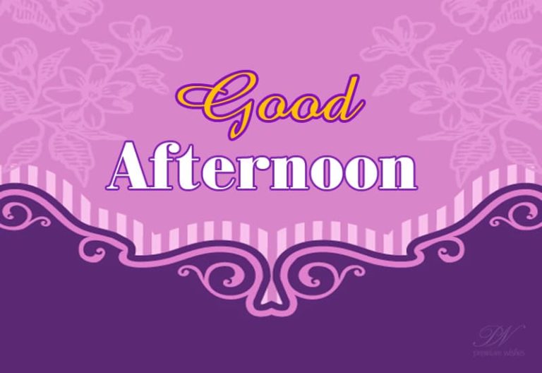 Good Afternoon Wishes