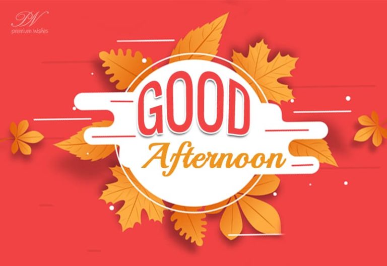 Good Afternoon Wishes