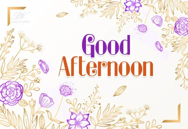 Good Afternoon Wishes
