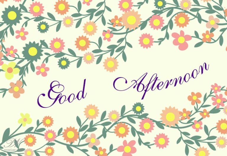 Good Afternoon – Stay Safe and Be Careful