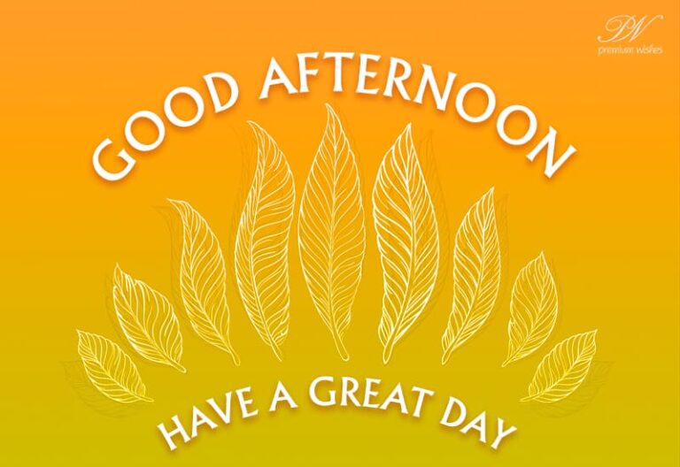 Good Afternoon Wishes