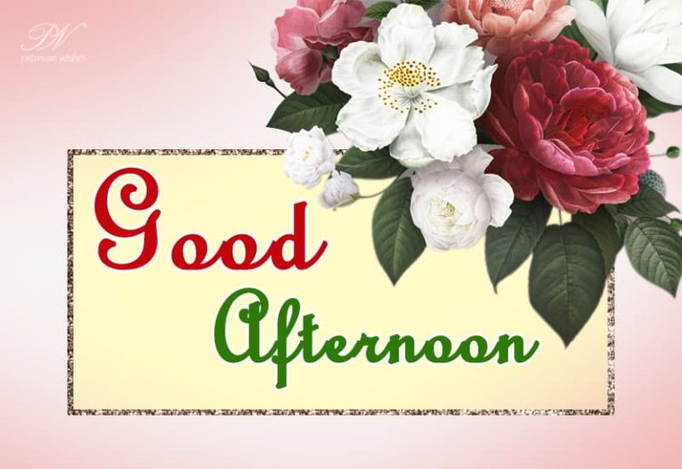 Good Afternoon Wishes