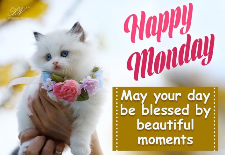 Happy Monday – May Your Day Be Blessed With Beautiful Moments